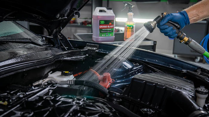 Wet Wash Engine Detailing – How to Clean and Detail your Engine Compartment – 9 Easy Steps | 3D Car Care Miami Blog