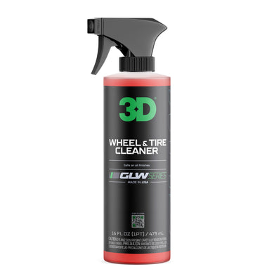 3D Wheel and Tire Cleaner, GLW Series | Ultimate Deep Clean | All-in-One Wheel & Tire Cleaner Removes Dirt, Grime, Brake Dust, Tire Browning | Safe on All Wheels | DIY Car Detailing | 16 oz