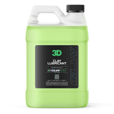 3D Clay Lubricant GLW Series | DIY Car Detailing | Hyper Slick Lubrication for Clay Bars | Eliminates Contaminants from Paint | Ultra Surface Protection | Decontamination Formula | Easy to Use | 64oz