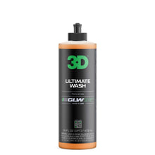 Load image into Gallery viewer, 3D Ultimate Wash GLW Series | DIY Car Detailing | Ultra Foaming Shampoo | Hyper Suds with Advanced Cleaners &amp; Polymers | Dirt &amp; Contaminant Eliminator | Easy to Use | 16 oz