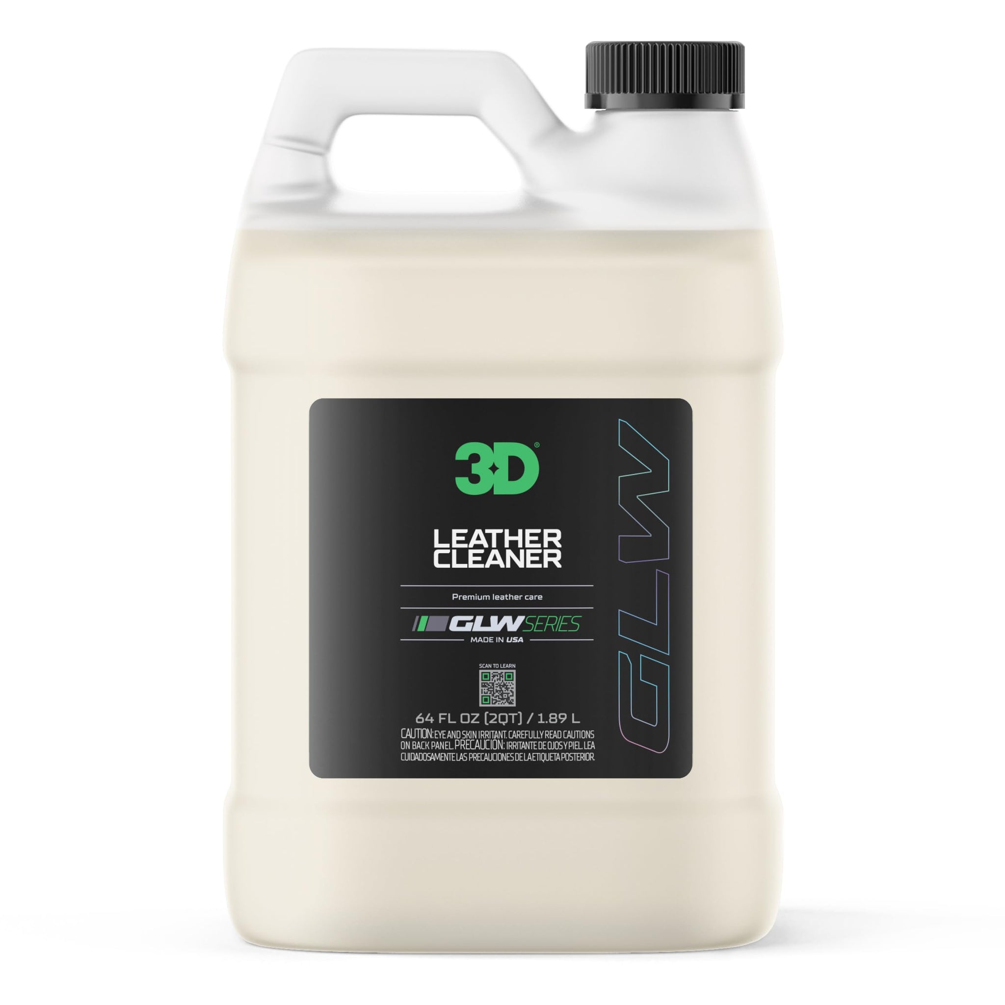 3D Leather Cleaner for Car GLW Series Ultimate Deep Cleaning Removes Dirt Grease Body Oils DIY Car Detailing Versatile Cleaner for All