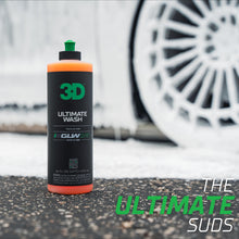 Load image into Gallery viewer, 3D Ultimate Wash GLW Series | DIY Car Detailing | Ultra Foaming Shampoo | Hyper Suds with Advanced Cleaners &amp; Polymers | Dirt &amp; Contaminant Eliminator | Easy to Use | 16 oz