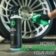 Load image into Gallery viewer, 3D Ceramic Detailer, GLW Series | Hyper Gloss Finish | SiO2 Peak Hydrophobic Top Coat | Extends Life of Waxes, Sealants, Coatings | DIY Car Detailing Spray | 64 oz
