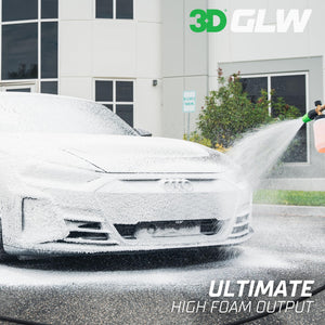 3D Ultimate Wash GLW Series | DIY Car Detailing | Ultra Foaming Shampoo | Hyper Suds with Advanced Cleaners & Polymers | Dirt & Contaminant Eliminator | Easy to Use | 16 oz