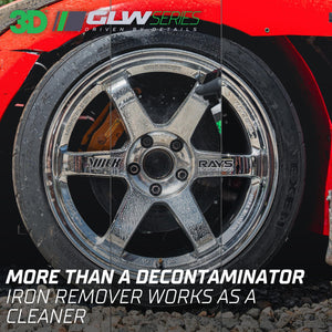 3D Iron Remover GLW Series | DIY Car Detailing | Hyper Effective Wheel Decontamination | Removes Iron Particles, Dirt, Brake Dust | Rapid Results | Ultimate Iron & Surface Contaminate Eliminator, 16oz
