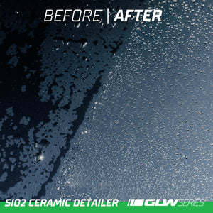 3D Ceramic Detailer, GLW Series | Hyper Gloss Finish | SiO2 Peak Hydrophobic Top Coat | Extends Life of Waxes, Sealants, Coatings | DIY Car Detailing Spray | 64 oz