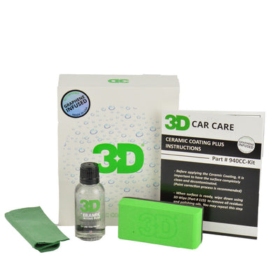 NEW 3D 940CC | Ceramic Coating Plus Graphene Infused Kit - 30ml