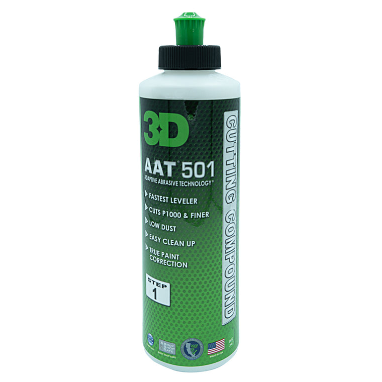 3D AAT 501 | Step 1 Cutting Compound - Low Dust P1000 or Finer