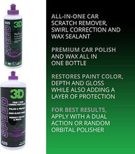 Load image into Gallery viewer, 8oz 3D ONE &amp; SPEED Combo-Rubbing Compound-Polish-All In One Kit