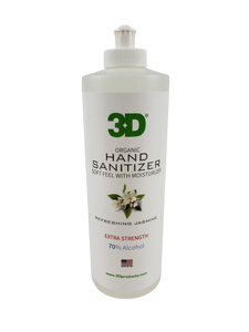 3D 923 | Organic Hand Sanitizer Gel - Jasmine Scent