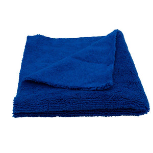 3D G-41DB | Blue Microfiber Towels - 16"x16" 400gsm Edgeless