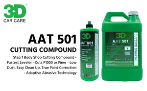 501 Cutting Compound & 502 Finishing Polish Bundle - 3D Car Care UK